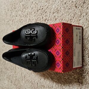 Black leather Tory Burch Lowell 2 Driver, size 5, $150
